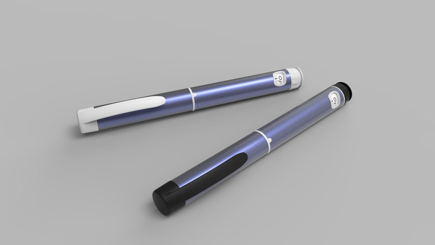 Metal insulin pen for diabetes